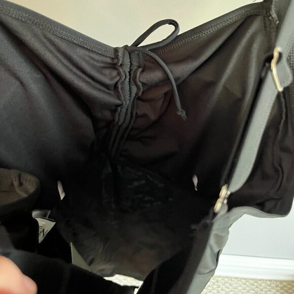 Plus Size Tankini Swimsuit Swim Top Black Hanna Nikole 18W NWT - Picture 6 of 9